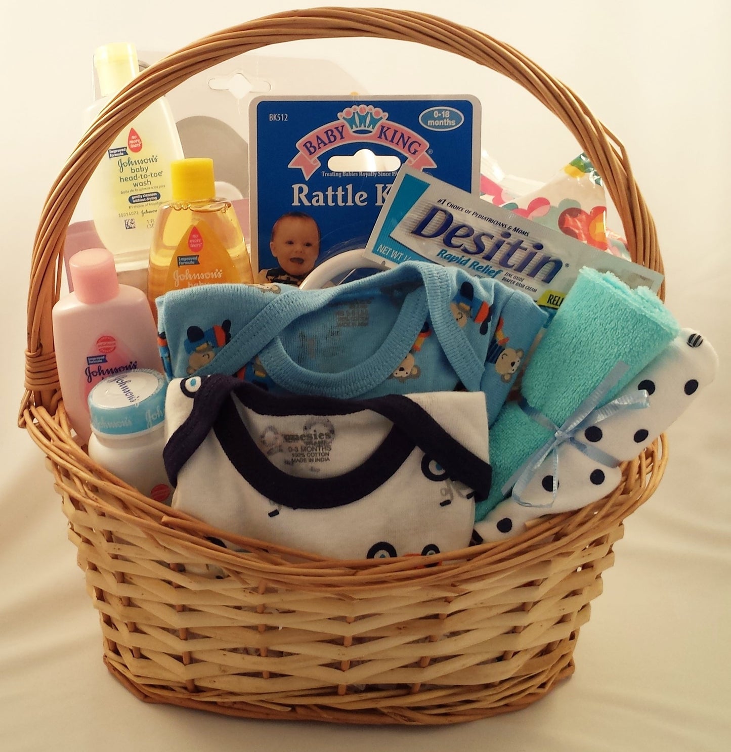 Baby Boy Essentials Gift Basket