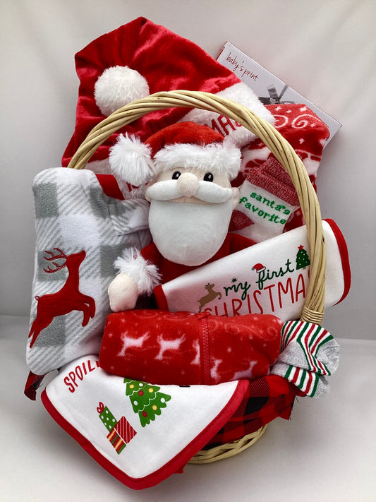 Baby’s Deluxe My 1st Christmas Gift Basket