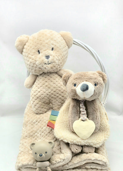 Teddy Bear Baby Gift Basket