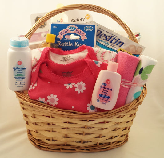 Baby Girl Essentials Gift Basket