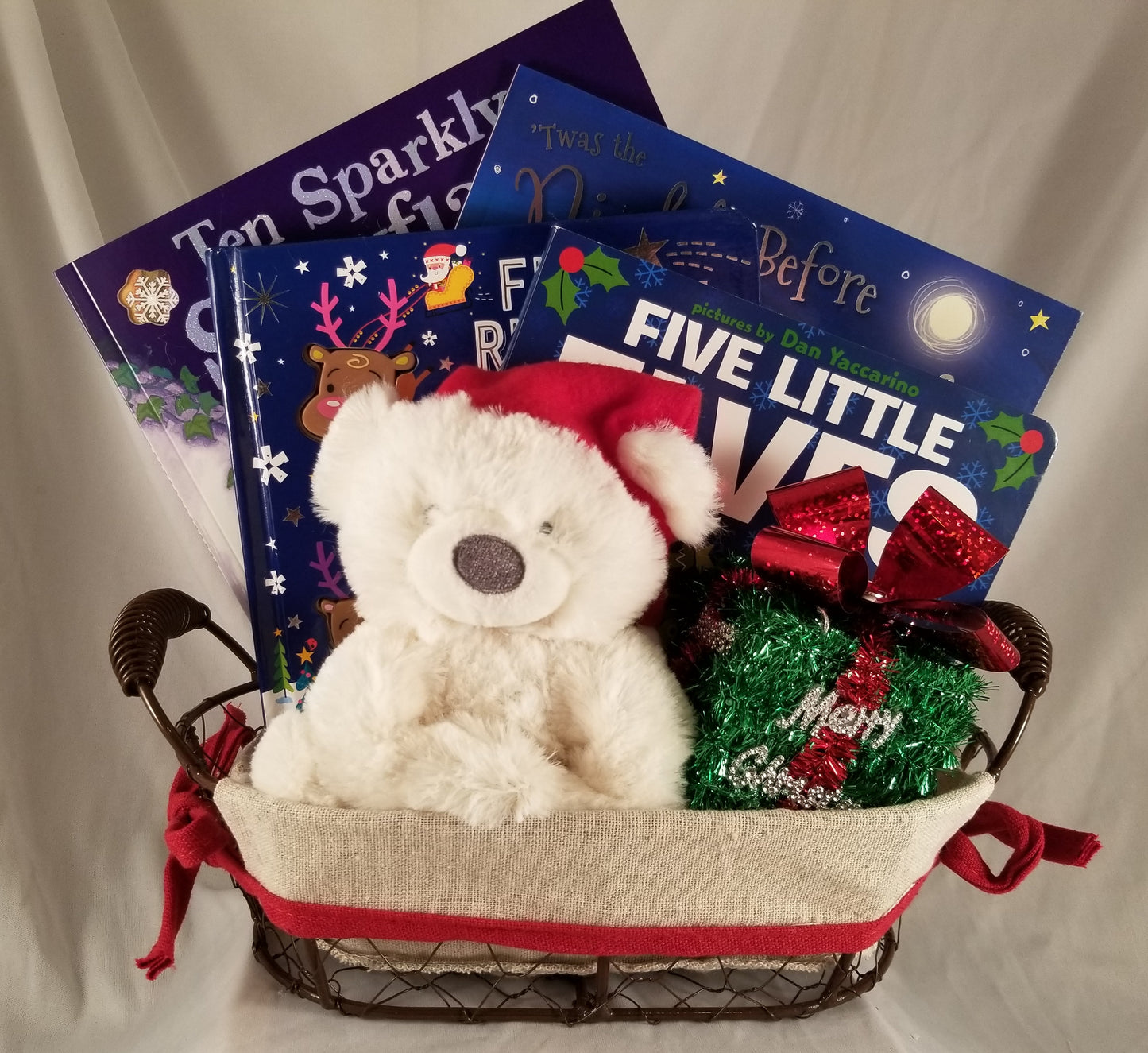 Christmas Storytime Baby Gift Basket