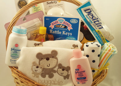Neutral Essentials Baby Gift Basket