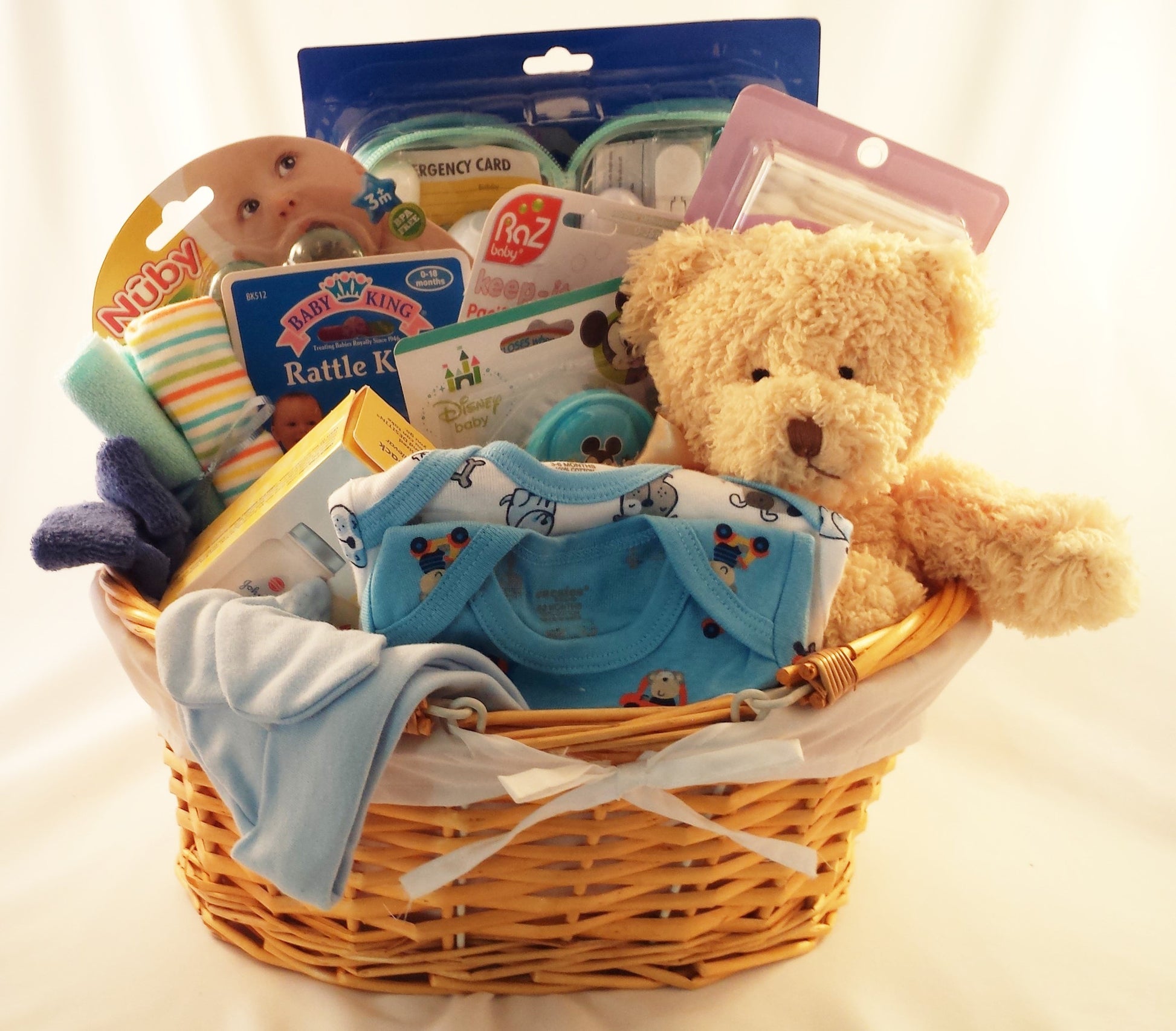 Baby Boy Essentials Deluxe Gift Basket – Bundle of Joy Baskets