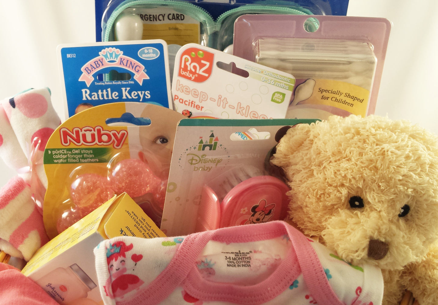 Baby Girl Essentials Deluxe Gift Basket