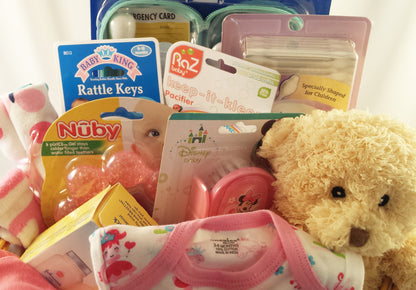 Baby Girl Essentials Deluxe Gift Basket