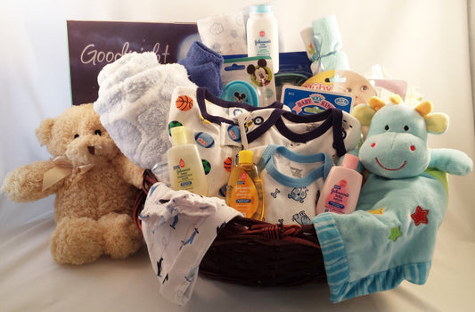 Baby Boy Grand Gift Basket