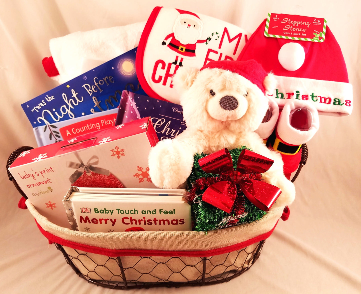 Baby's 1st Christmas Gift Basket